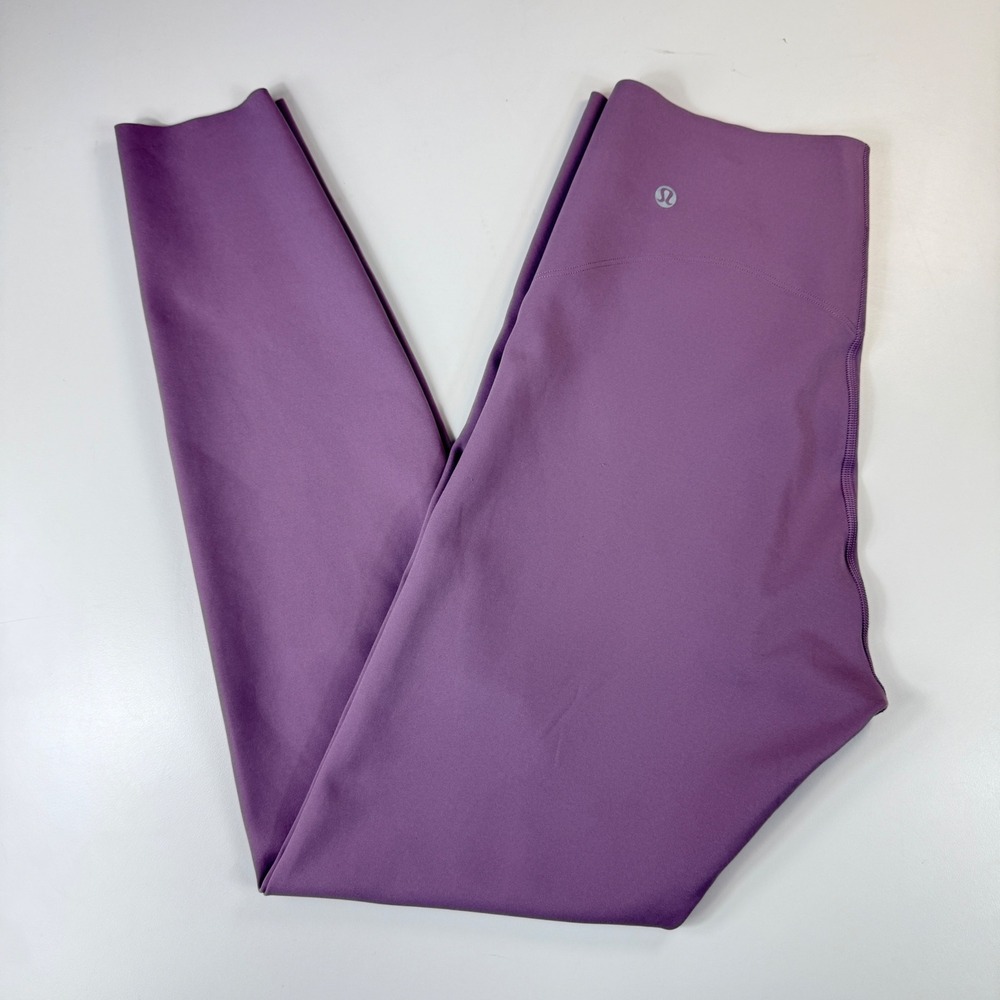 Lululemon Womens 10 Leggings‎ Lavender Magenta Glow Up Super High Rise Tight 28